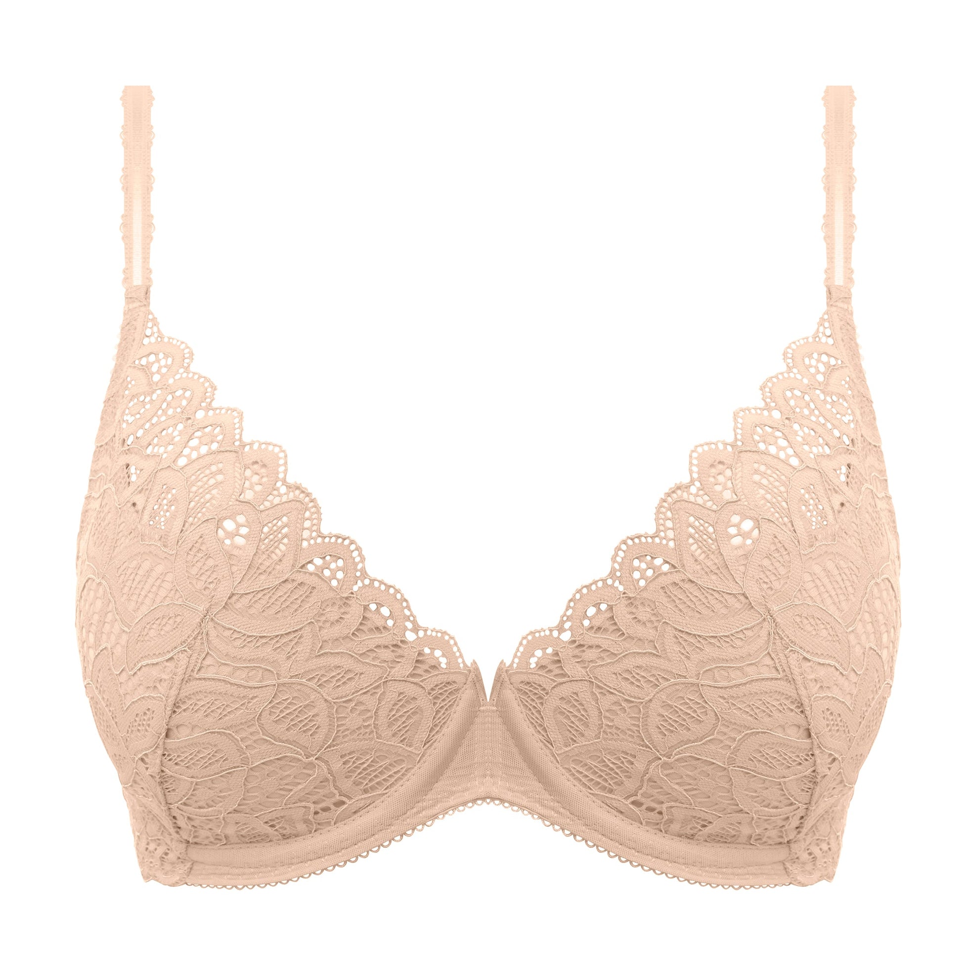 lace push up bra nude colour