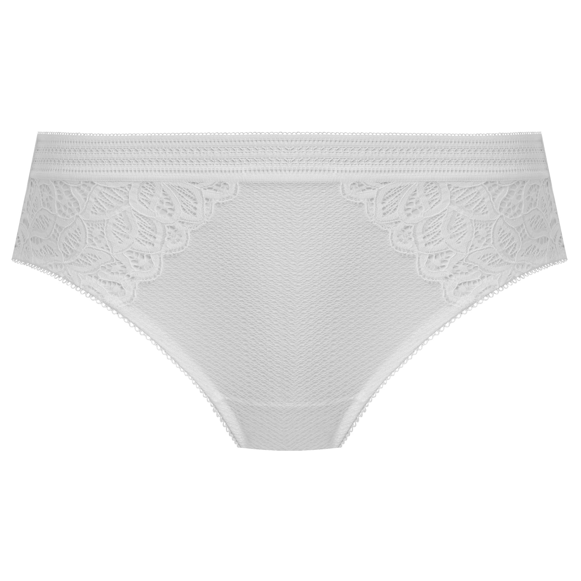 white lace briefs
