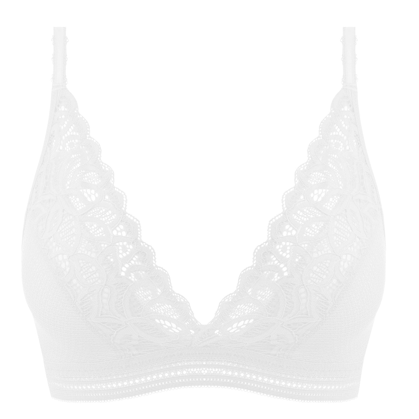 white lace bralette