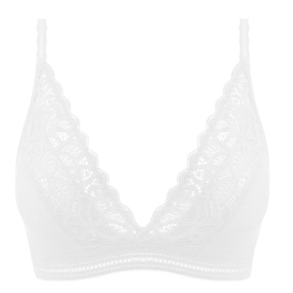 white lace bralette