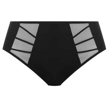 plussize high waist brief with mesh details