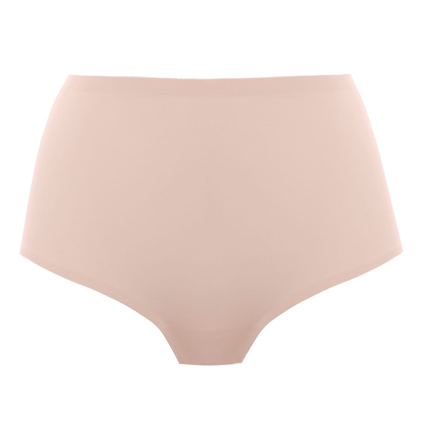 high waist invisible brief pink blush