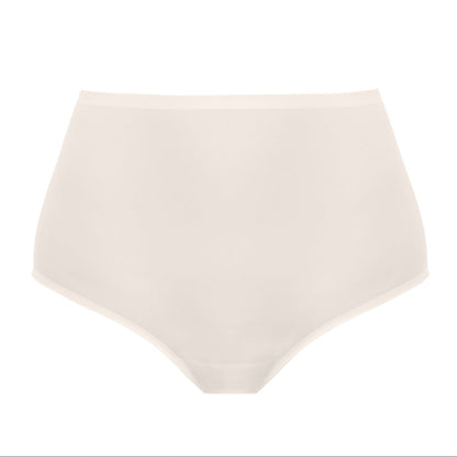 high waist invisible brief ivory