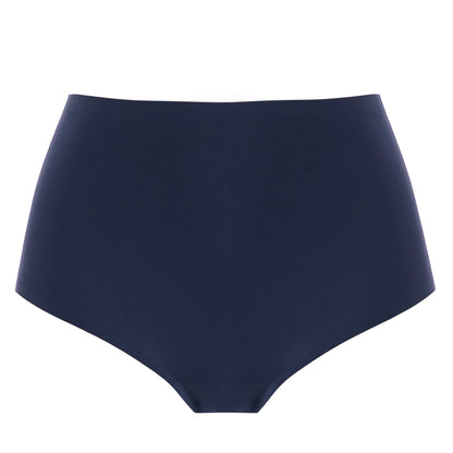 Invisible high waist stretch brief in navyblue