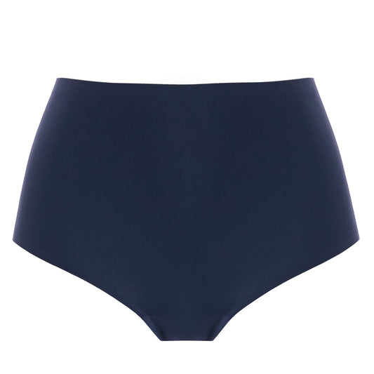 Invisible high waist stretch brief in navyblue