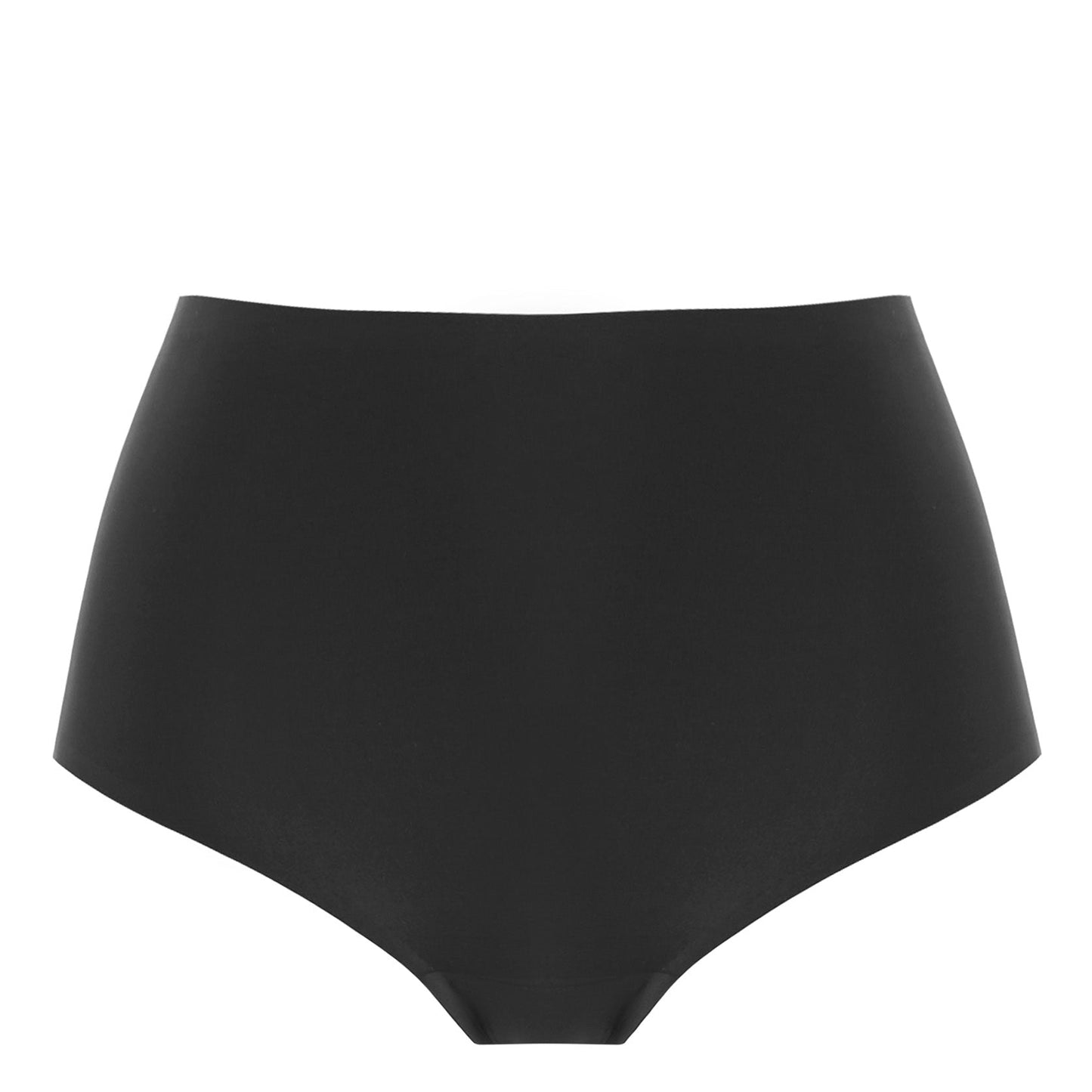 black highwaist woman's lingerie brief
