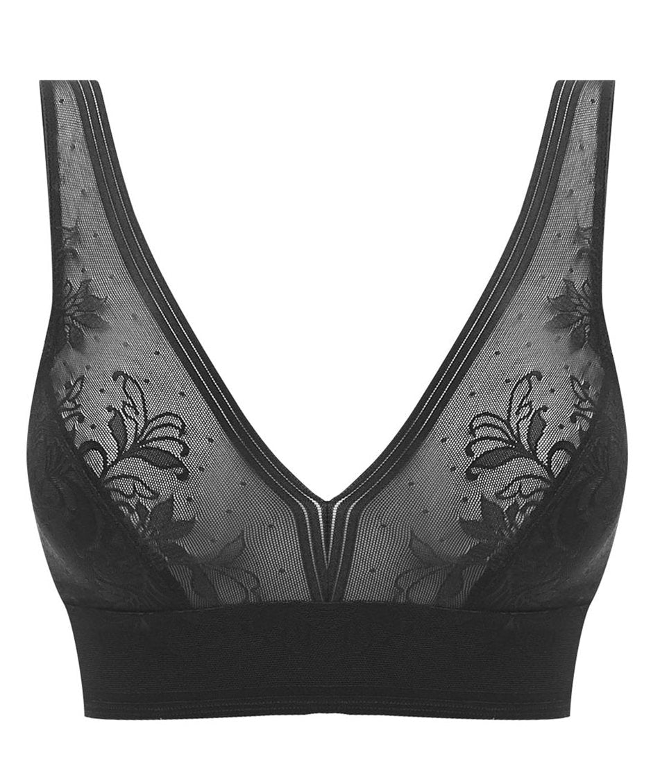 Bralette in black lace