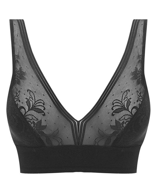 Bralette in black lace