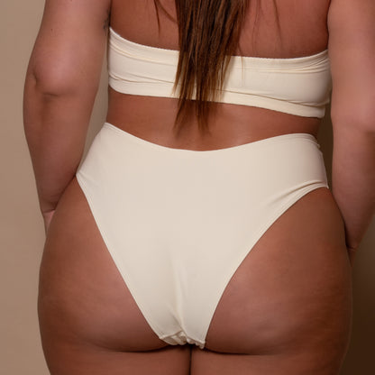 Cream Bikini Briefs