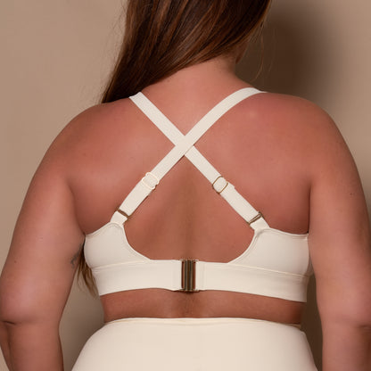 Cream Full Bikini Top