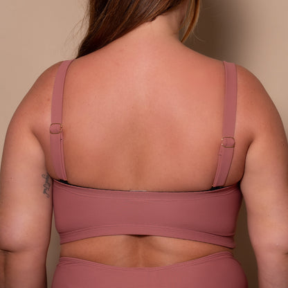 Rosewood Bandeau Multiway Bikini Top